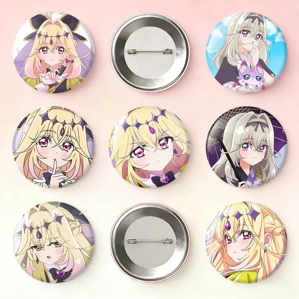 

Moria Luruka Star Detective Precure Laser Badge Applicable For Backpack Clothes Hats Decor Creative Accessories