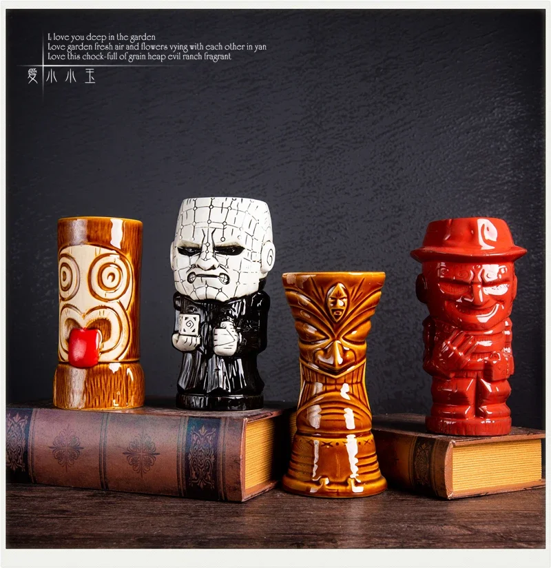 Maori Totem American Art Collection Bar Furnishing Articles Tiki Cup Hawaii Cups Home Decoration Ceramic Mug Creative Cup