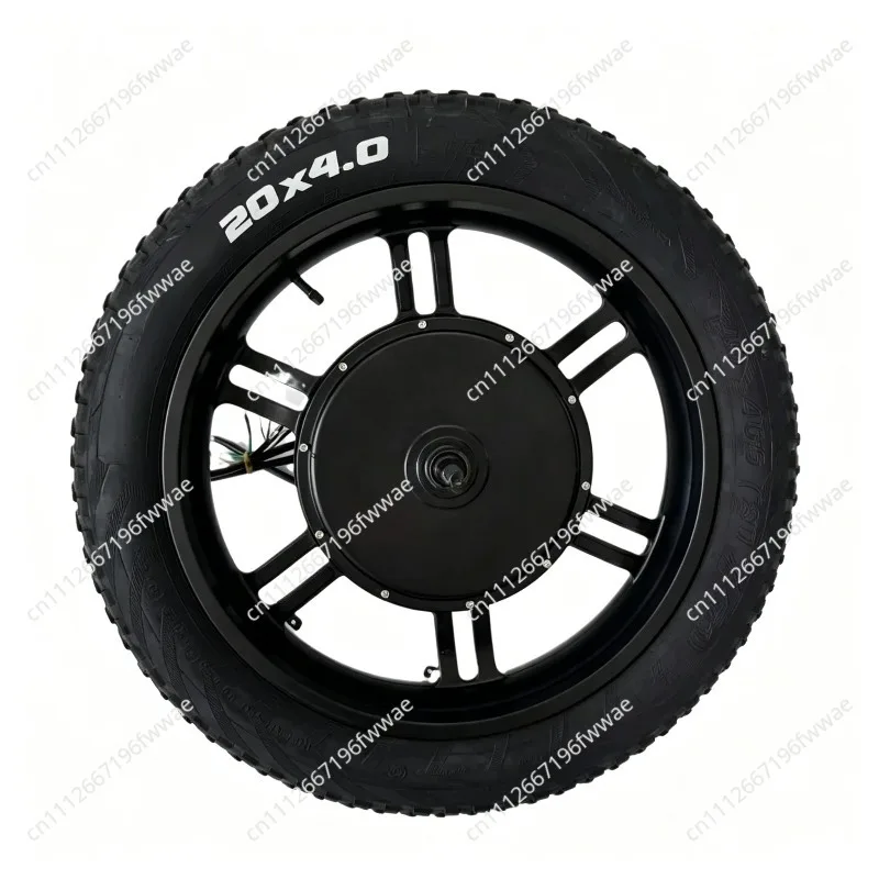 20 Inch Brushless Gearless 48V 60V 72V 1500W Off-road Fat 20x4.0 20x4 1/4 Tire   Bike Bicycle Snowbike Hub Motor