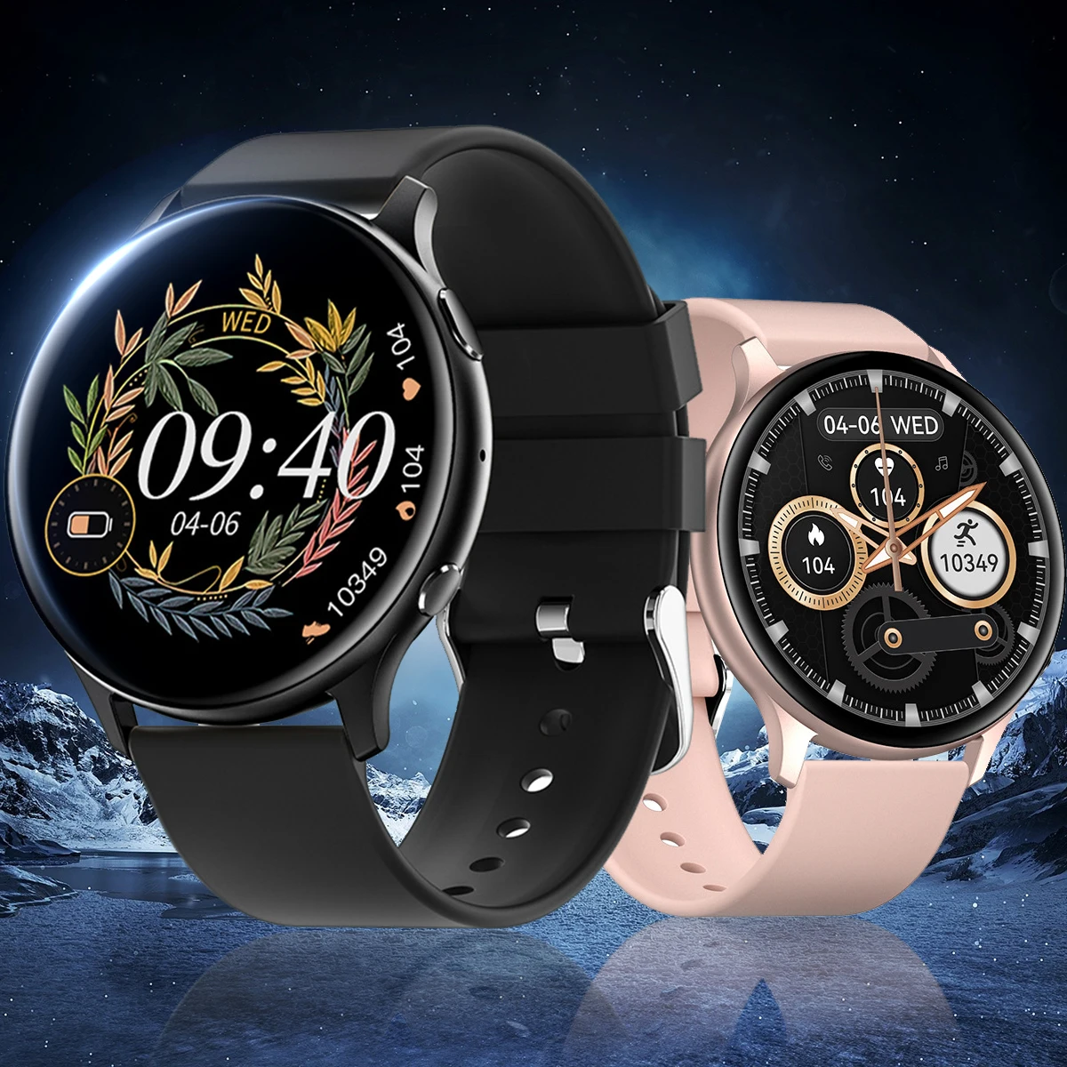 

new smart watch men 2024 Bluetooth Call AI Voice Assistant Body Temperature Smart Bracelet Sports Waterproof Watch Couple Watch