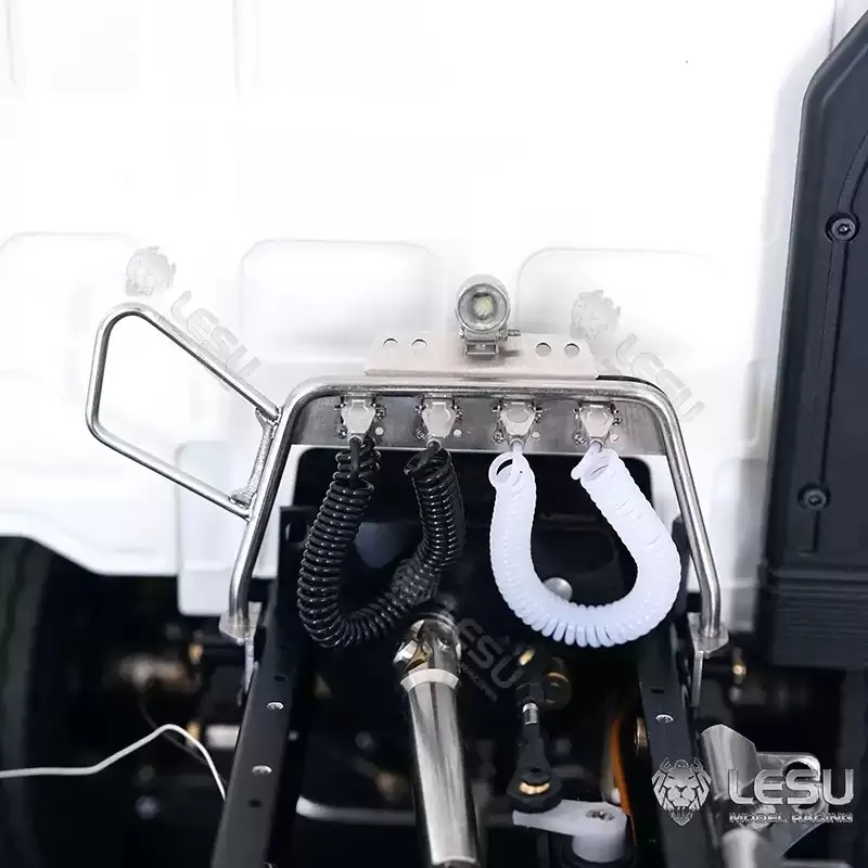 RC 1/14 Metal Tube Rack Spotlight for Tamiya Hydraulic Excavator Loader Dump Truck for MAN VOLVO Trailer Tipper DIY Parts