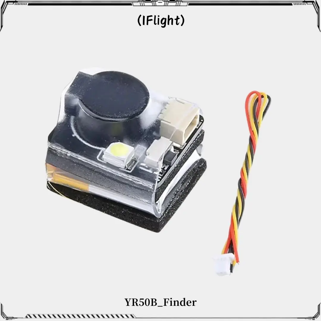 Iflight yr50b_s מזמזם 100db טבעת הוביל אזעקת אור 100 דציבלים לתכנות bf f7 עבור מרובע fpv ו-rc מטוס