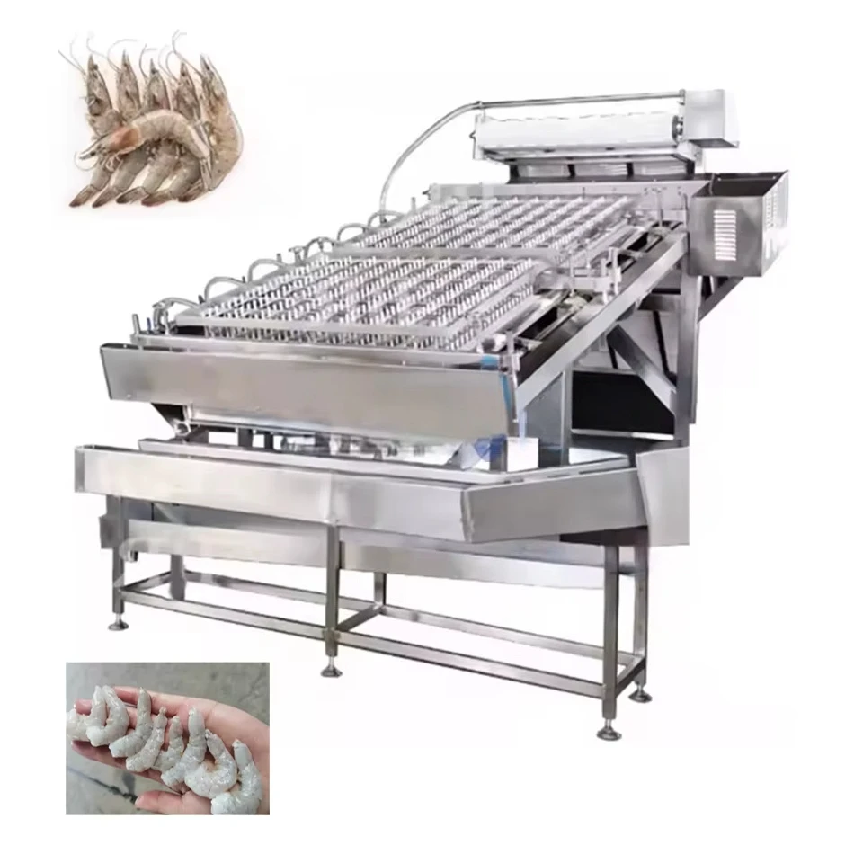 Automatic Shrimp Head Cutter Shell Remover Custom Shrimp Peeler And Deveiner Machine Competitive Price