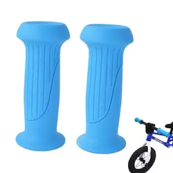 1Pair Rubber Grip Handle Bike Handlebar Grips Cover Anti-skid Bicycle Tricycle Skateboard Scooter For Kids Girls Boys