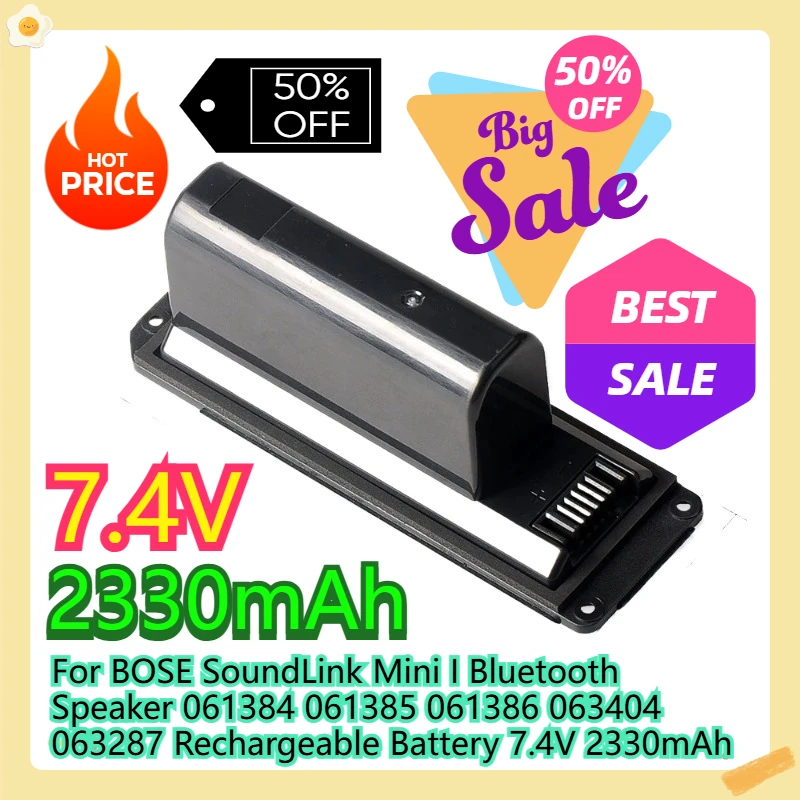 For BOSE SoundLink Mini I Bluetooth Speaker 061384 061385 061386 063404 063287 Rechargeable Battery 7.4V 2330mAh