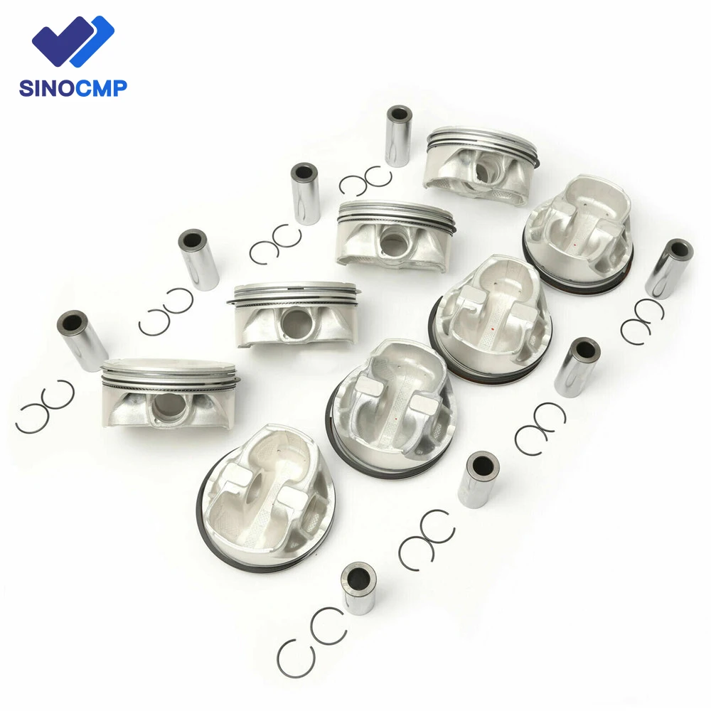 8PCS Engine Pistons Rings A1570300117 For Mercedes-Benz C218 X218 W212 S212 W166 M157 5.5L 2780301317 1570300517 1570300317