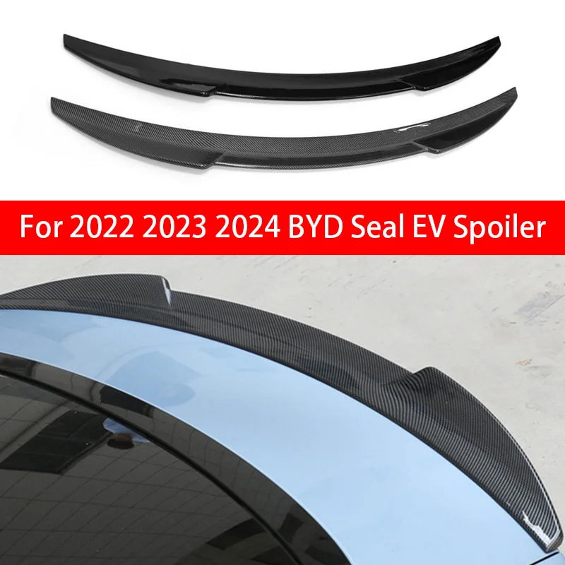 

For 2022 2023 2024 BYD Seal EV Rear Trunk Lid Boot Ducktail Lip Spoiler Wings