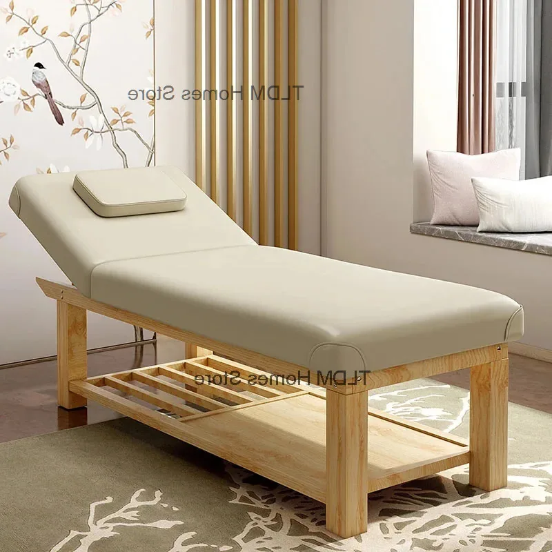 

Современные складные массажные столы из цельного дерева, эстетические носилки, портативные массажные кровати для тела, минималистичная домашняя терапевтическая кровать для прижигания