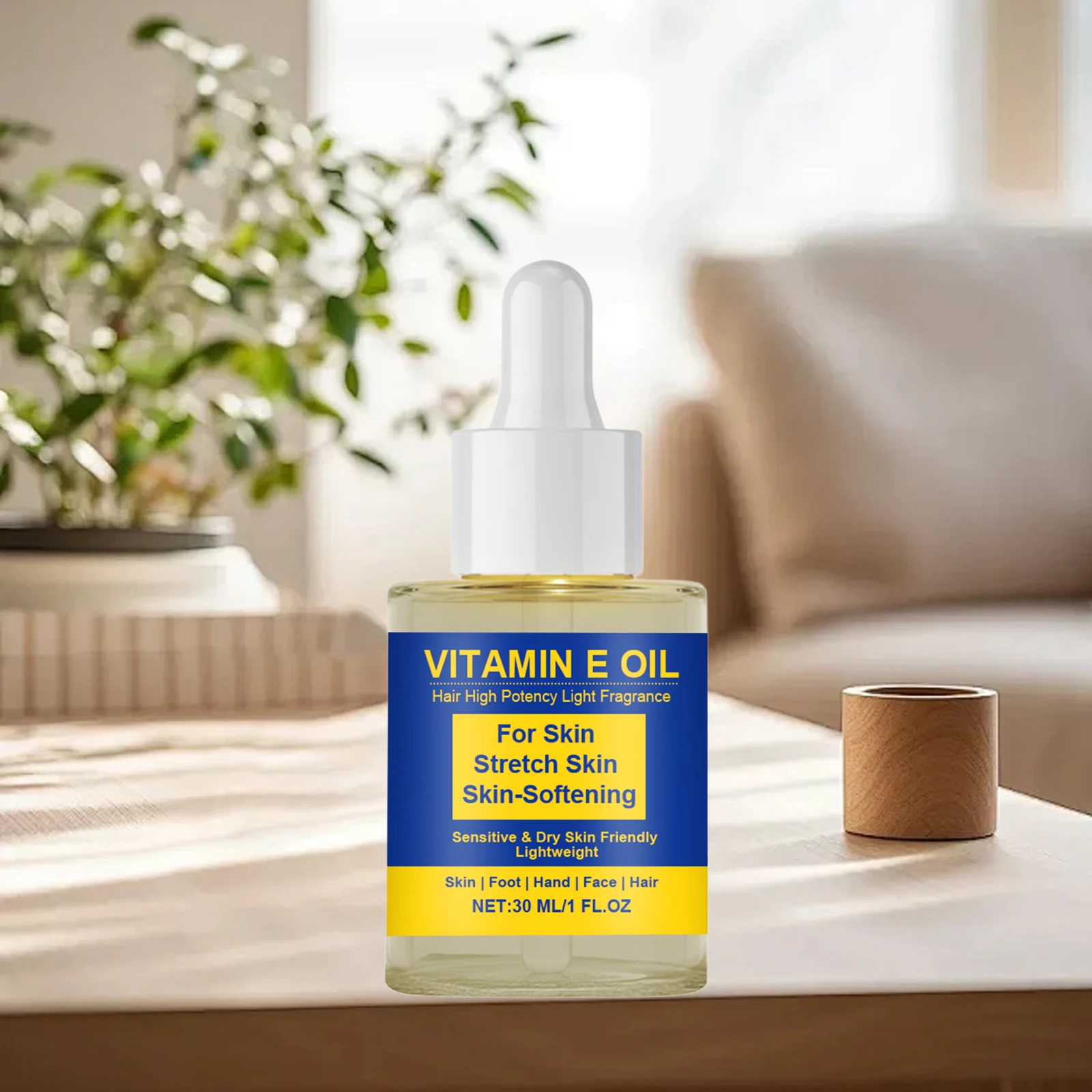 

Vitamin E Hydrating Oil Nourishing Dry Skin Brightening Repairing Reduce Wrinkles Improve Skin Elasticity Glowing Essential Oil