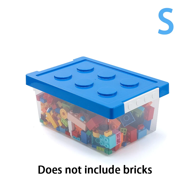 Bouwsteenopbergdoos voor kinderen Speelgoedorganisator Stapelbare blokkoffer Container Boeken Stationaire houder Diversen Snackcontainer