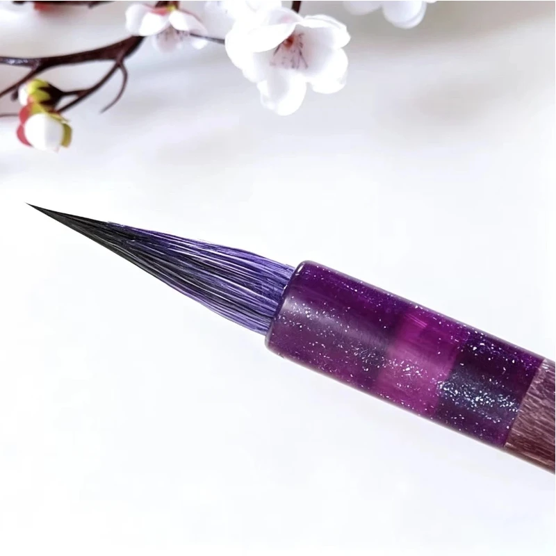 Calligraphy Brushes Rabbit Hair Brush Slender Gold Script Chinese Aquarelle Meticulous Painting Outline Brush Studying Supplies