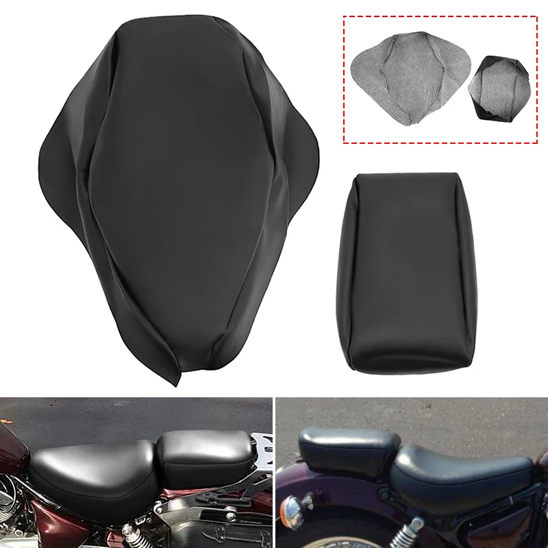 

Motorcycle PU Leather Protecting Cushion Seat Cover Black Accessories For Yamaha XVS250 Drag Star V Star 250 DS250 1988-2008