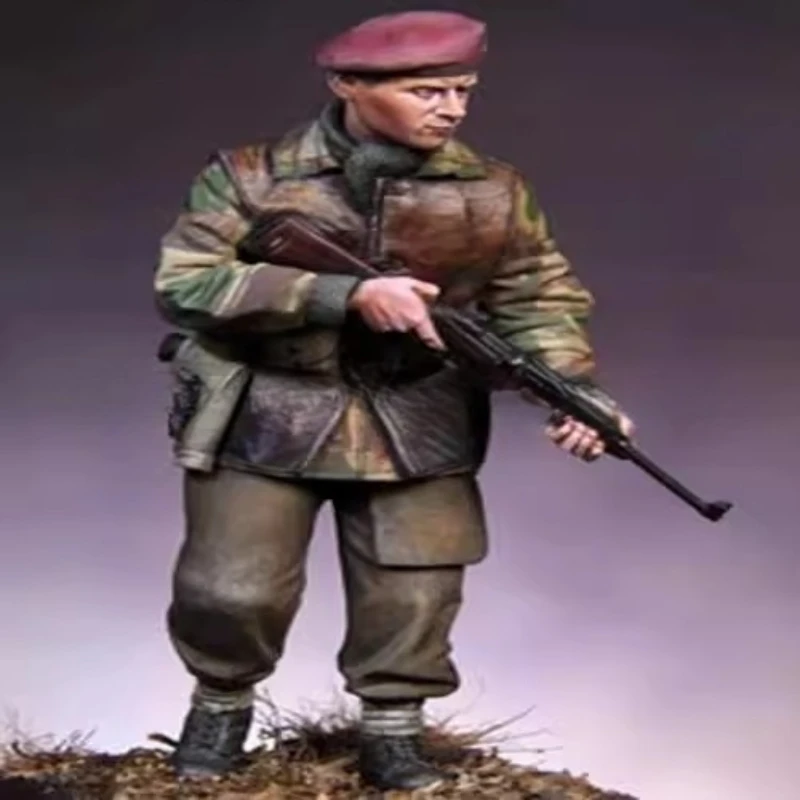 1/16 صب الراتنج نموذج رمادي عدة المملكة المتحدة نموذج فريق الاعتداء يتطلب الجمعية غير مصبوغ