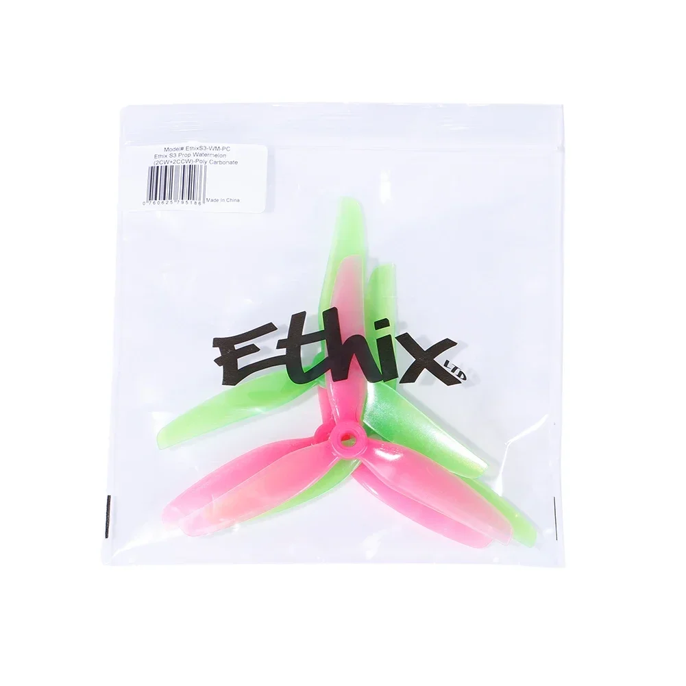 6Pairs(6CW+6CCW) HQPROP Ethix S3 5inch 3-Blade Propeller