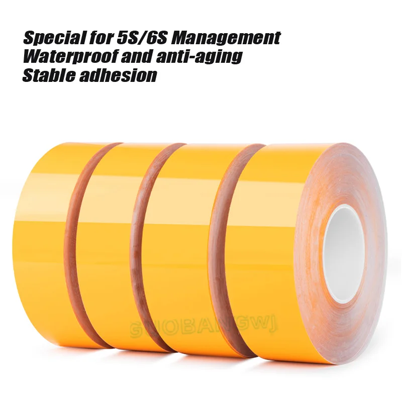 Positioning & Warning Floor Marking Tape - Multi-Surface Adhesive for Pickleball Court Lines, Outdoor Sports Field marking