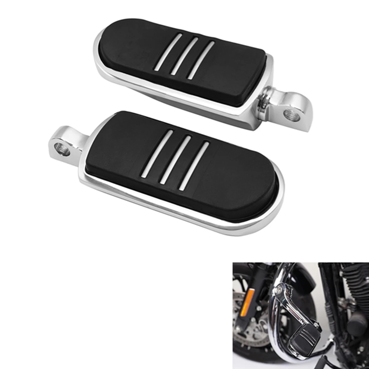 

Pegstreamliner Foot Pegs Footrests Fit For Harley Electra Road King Glide Softail Dyna Sportster Motorcycle Pedals