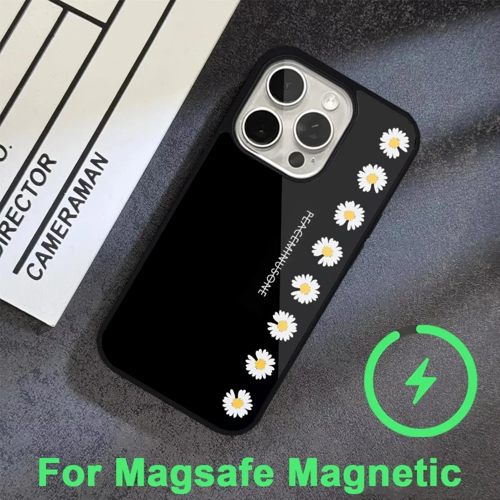 G Dragon Peaceminusone Phone Case For iPhone 15 14 13 12 11 Pro Max Plus Magsafe Black Soft Cover