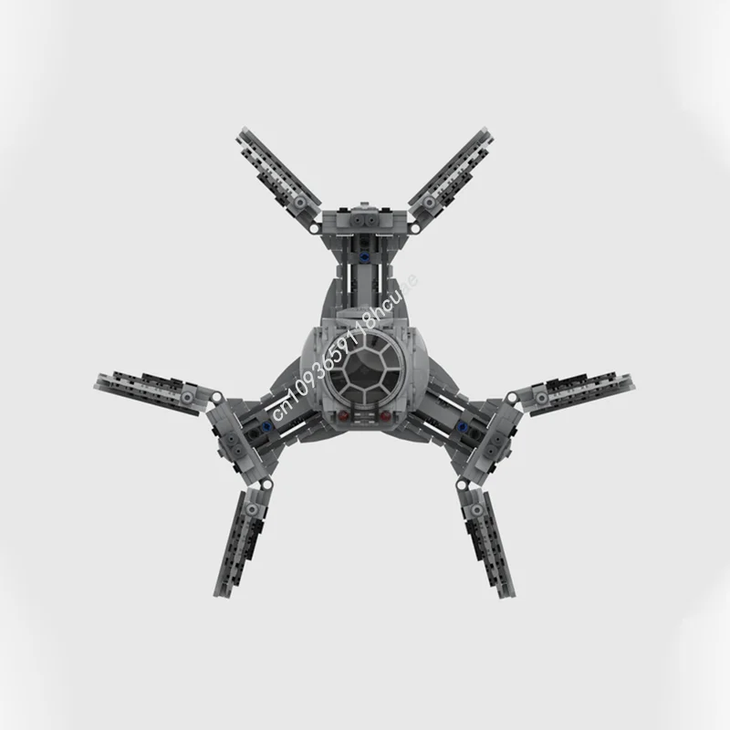 991 個スターバトル TIE ディフェンダー宇宙船モデル Moc ビルディングブロックスタッキングレンガクリエイティブおもちゃ子供ギフト Diy 教育