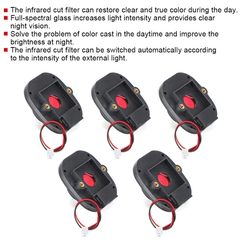 5pcs Camera IR CUT A Filter Switcher M12 Lens Mount Holder Security CCTV Accessories