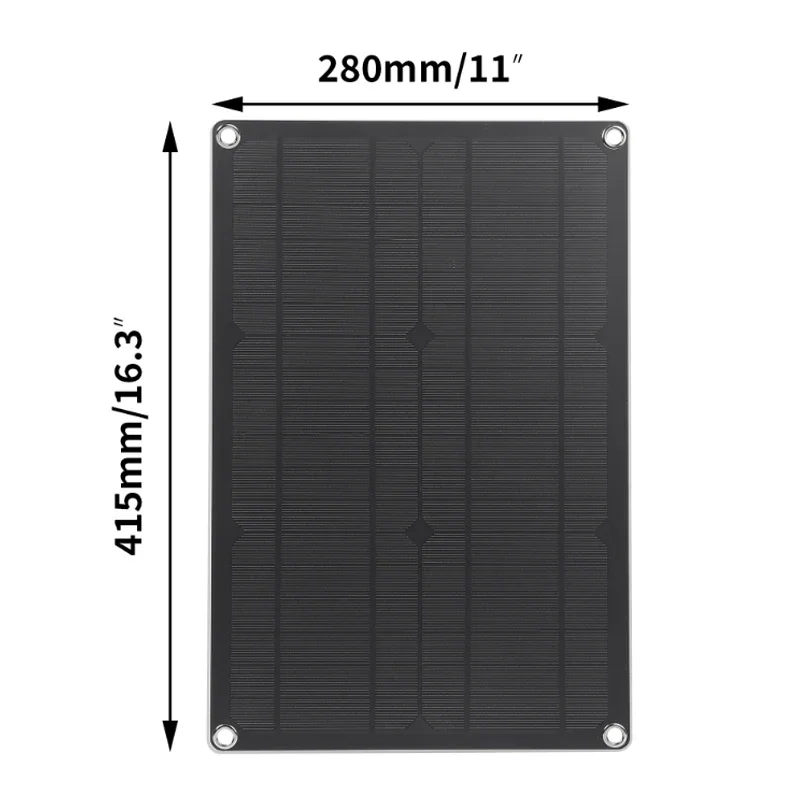 60W Solar Panel DC 12V Solar Cell Portable Controller Charge Plate Kit Waterproof Solar Trickle Charger Camping Outdoor Battery