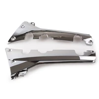 2PCS Motorbike Fairing Right Left Lower Rear Frame Covers For Honda Goldwing GL 1800 Chrome Decorate Covers GL1800 2001-2011 5