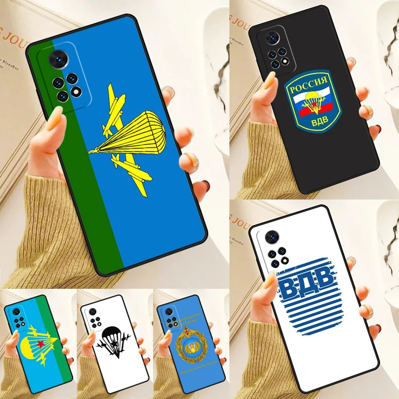 Russia Airborne Case For Samsung Galaxy S24 Plus S23 S20 S21FE Lite S22 Ultra Note 20 S8 S9 S10 Phone Coque