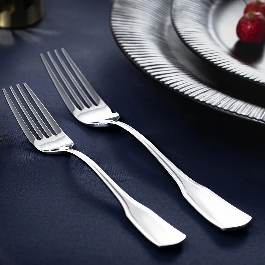 60 قطعة مجموعة الفضيات 18 10 مجموعة أطباق الفولاذ المقاوم للصدأ ل 12 أدوات المائدة مجموعة أدوات المائدة مجموعات أواني للمنزل مطعم مرآة