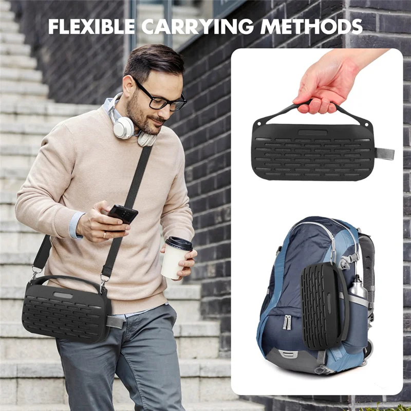 【متوفر】حافظة من السيليكون لهاتف Bose Soundlink Flex 2Nd Gen سمّاعات بلوتوث حقيبة حمل للسفر مقاومة للصدمات ومضادة للسقوط