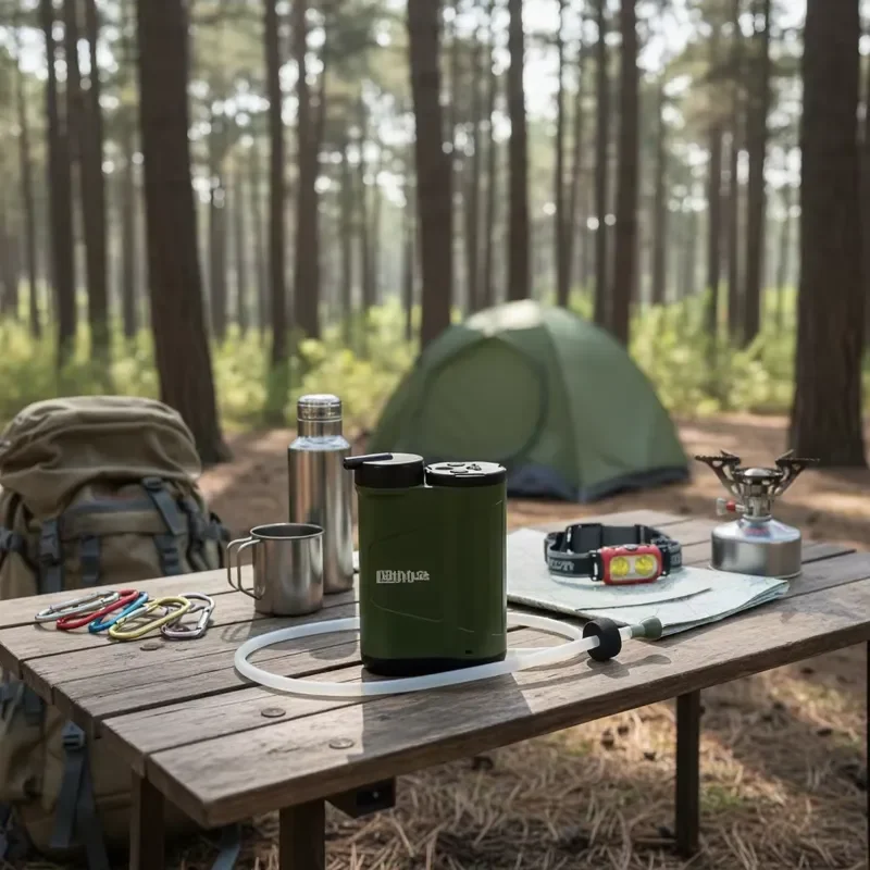 for Camping Outdoor Filter Electric Water Filtration System Drinking Water Purification Portable Emergency Survival Water