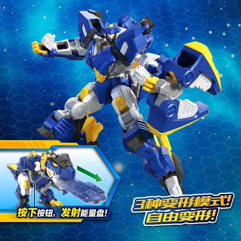 ni Force 2 Super Dino Trasformazione di potere Robot Giocattoli Action Figures MiniForce X Simulazione Animale Deformazione Dinosauro Giocattolo