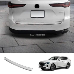 For Mazda CX-60 CX60 CX 60 2022 2023 2024 Steel Car Rear Bumper Trim Trunk Tread Plate cover Trim Strip Car moulding protection