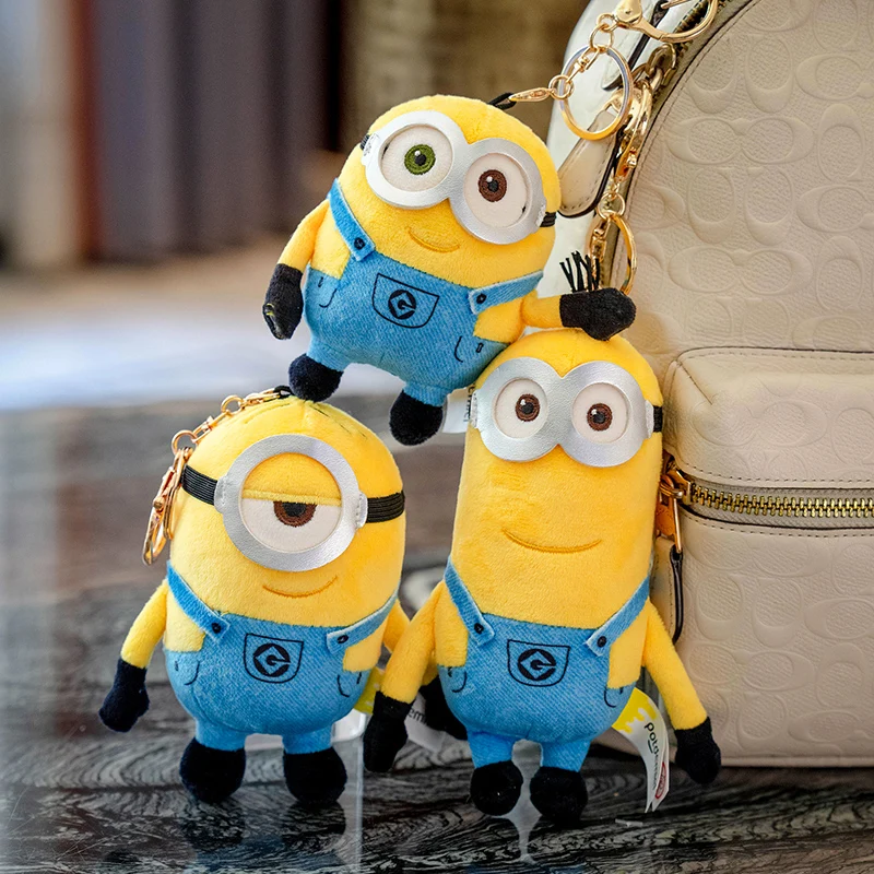 

Despicable Me plush Anime Minions Plush Dolls Stuffed Animals Bag Hangings Plush Keychains Xmas Birthday Graduation Kid Gifts