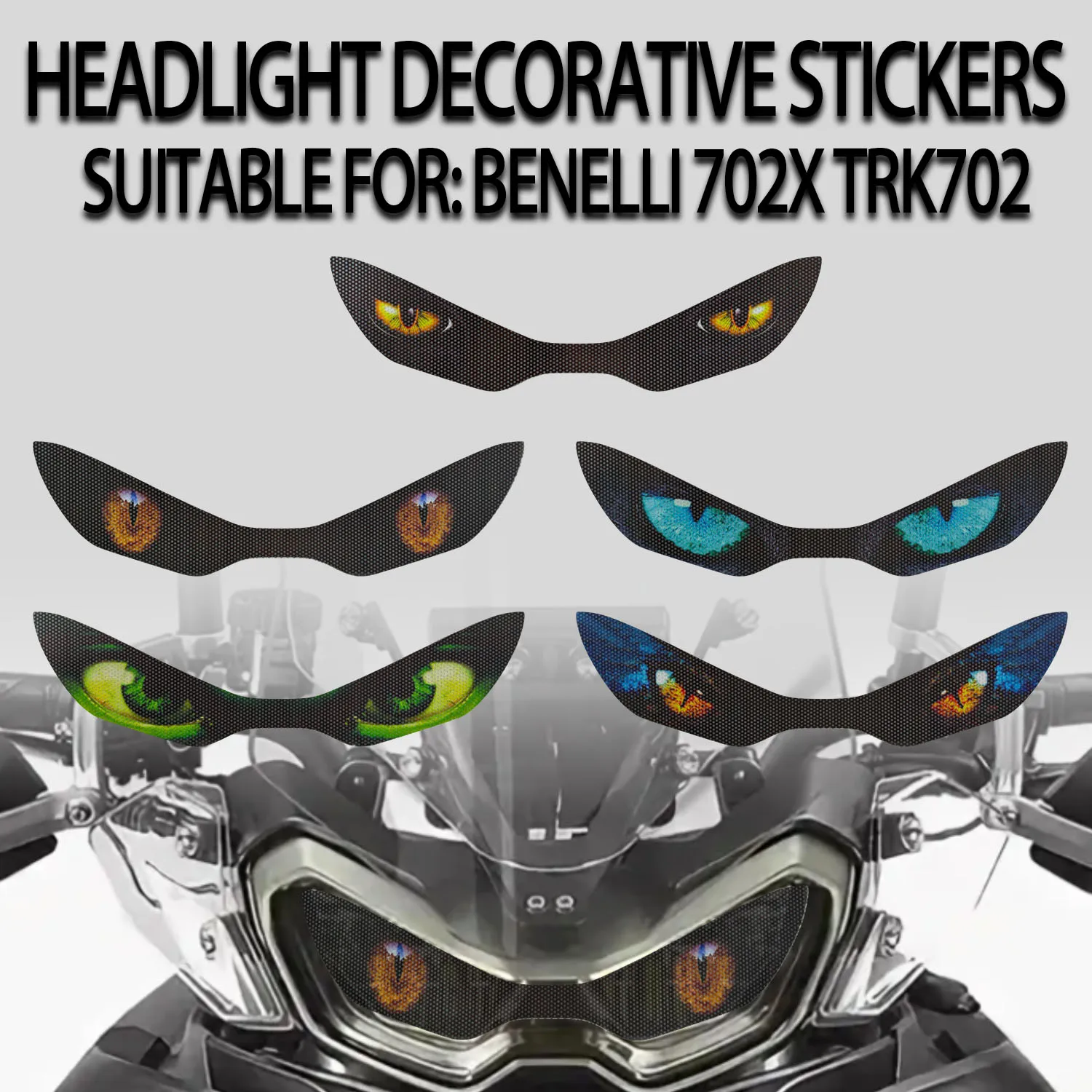 

Applicable to Benelli 702X TRK702 headlight decorative film