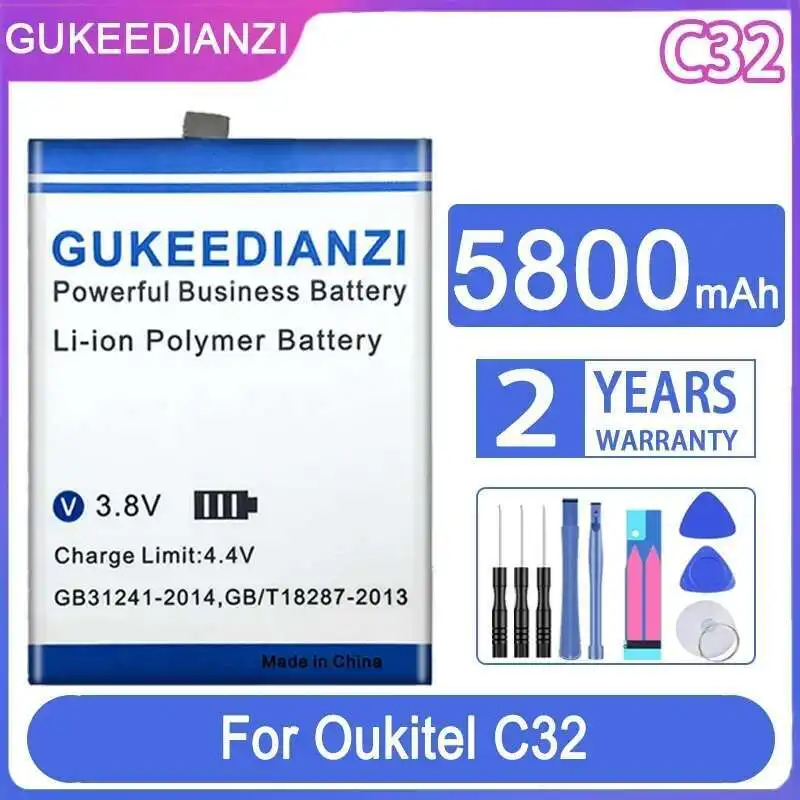 

Long-Lasting Performance Mobile Phone Battery 5800Mah For Oukitel C32 S6509 Reliable Replacement