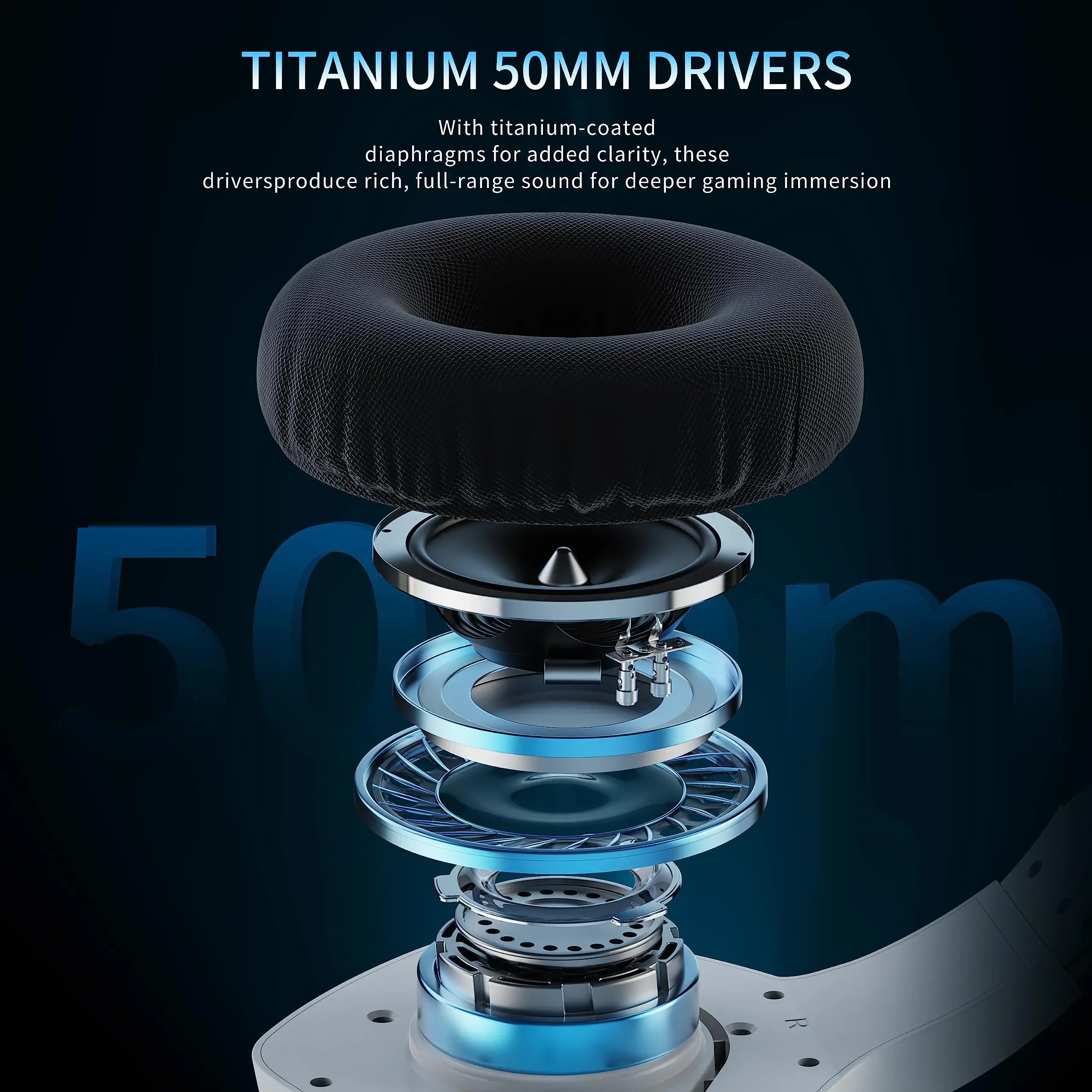 Binnune-マイク付きワイヤレスゲーミングヘッドセット,Bluetooth, USB,PC, PS4, PS5,ラップトップ,コンピューター,bw01,2.4g