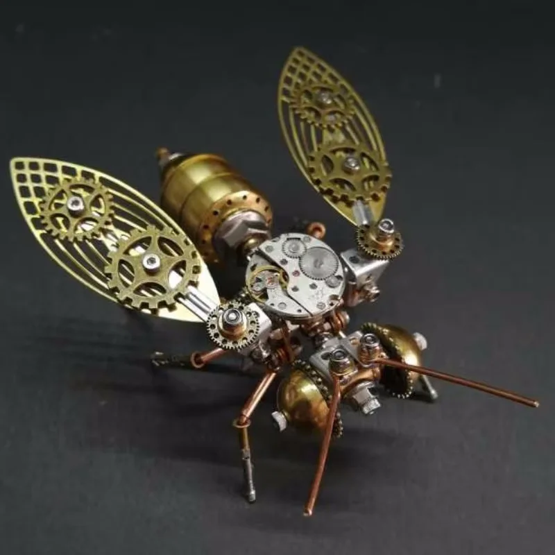 DIY Biene Spinne / Skorpion / Ameise Metall Modellbausätze für Erwachsene Kinder 3D-Puzzles Steampunk Mechanische Insekten Montagespielzeug