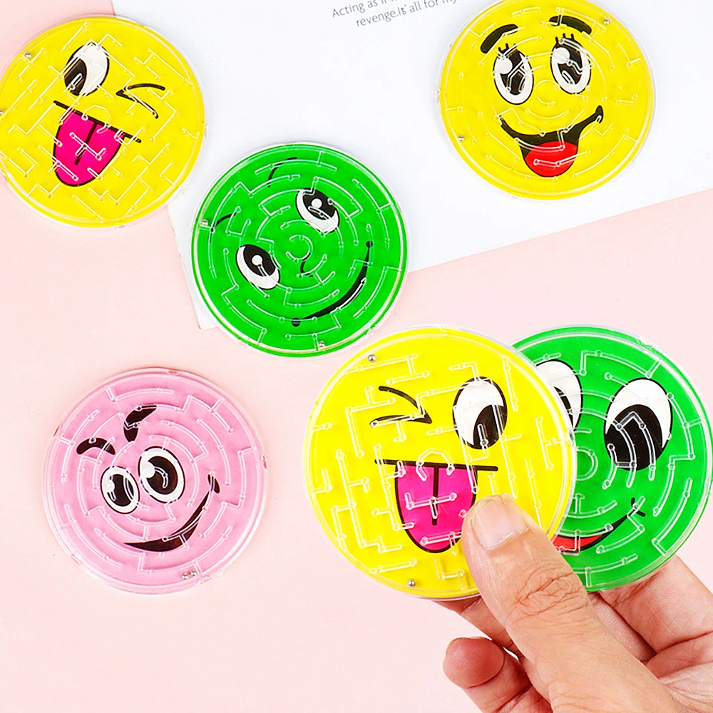 10-50 Stuks 7 Cm Leuke Ronde Track Bead Doolhof Speelgoed Kinderen Verjaardagsfeestje Gunsten Pinata Filler Kleuterschool prijzen Carnaval Feestartikelen