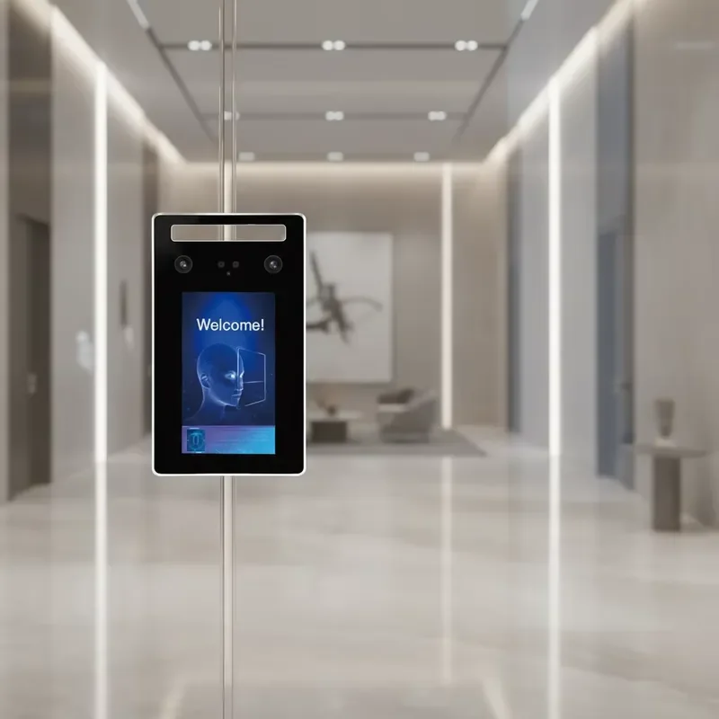 TCP/IP Wi-Fi Dynamic Facial Recognition Access Control System with IP65 Waterproof Customized Logo