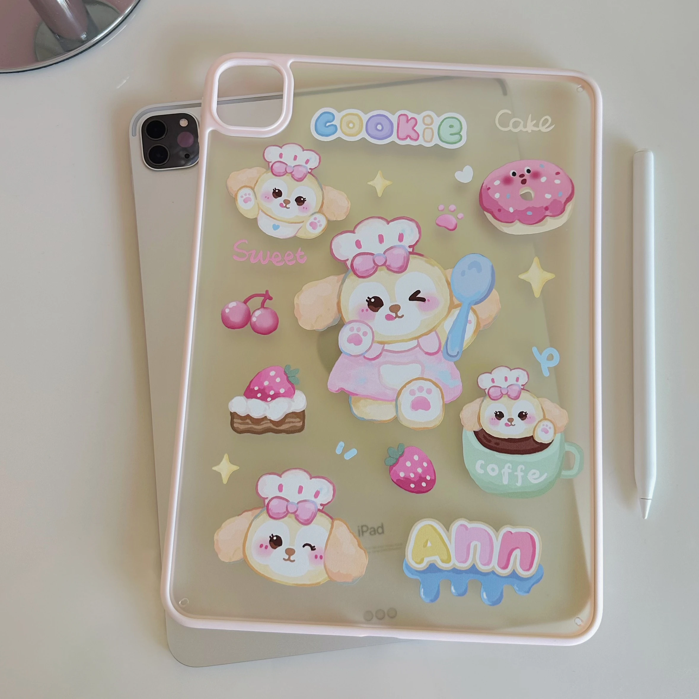 For iPad Acrylic Case 10th 10.9 Generation Pro 11 2022 2024 Air 11inch Air6 5 4 3 7th 8th 9th 10.2 10.5 Cover Funda