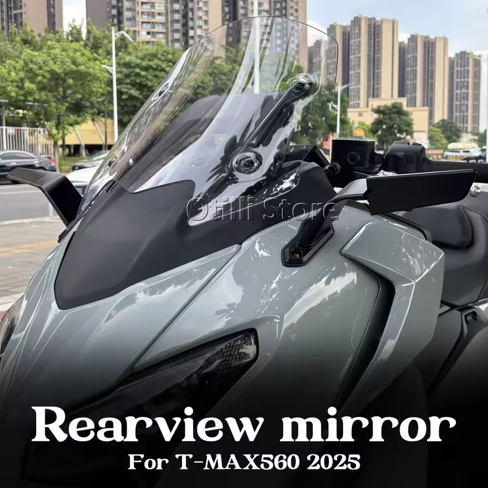 

Mirrors Rearview Mirrors Adjustable Wing Mirrors For Yamaha T-MAX 560 T-Max560 Tech Max 2025 Sports Winglets Mirror Accessories