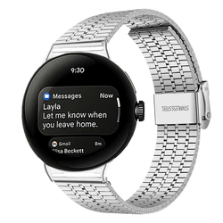 Stainless steel Strap For Google Pixel Watch 1 2 Watchband Milan Metal Woven Band For Google Pixel Watch 3