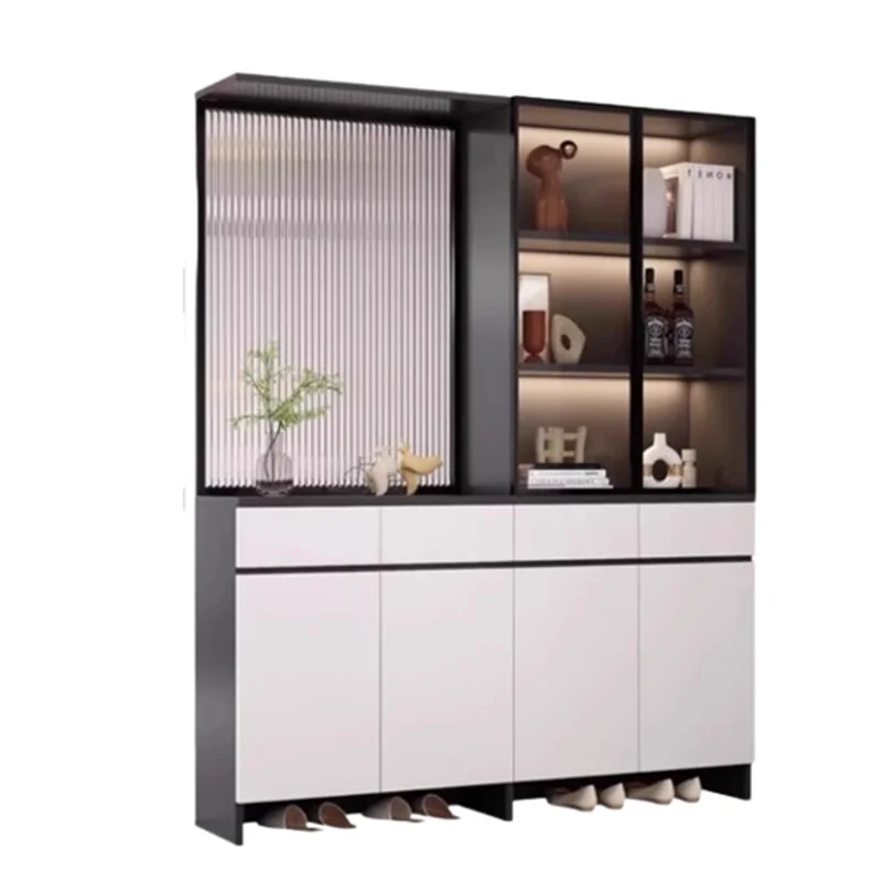 Shelves Standing Display Cabinet Glass Narrow Wine Curio Display Cabinet Organizer Office Szafki Do Salonu Home Furniture