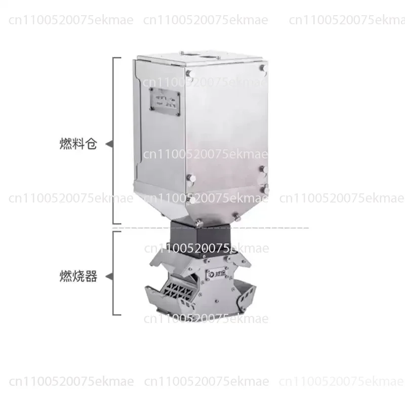 Camping Firewood Stove Pellet Folding Stove Pellet Bin Accessories With Burner 304 Stainless Steel