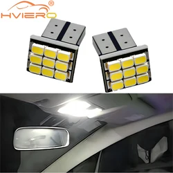 Bombilla Led para coche T10 W5W 1206 9smd, marcador automático, luz de techo Interior, 12V DC, luces de estacionamiento, bombillas laterales, lámpara de lectura, 2 piezas