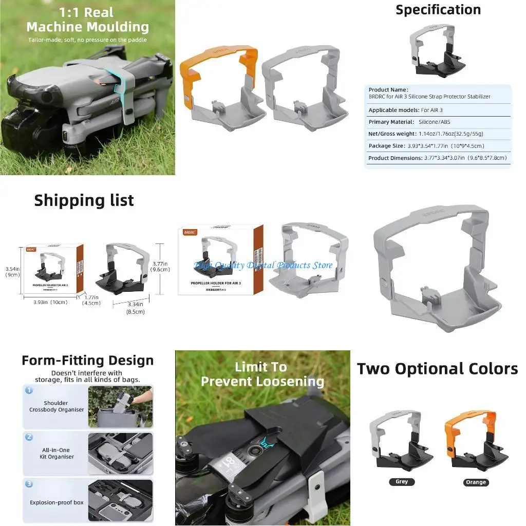 

U2JE For Air 3 Accessories Propeller Holder Protector For Air 3 Propeller