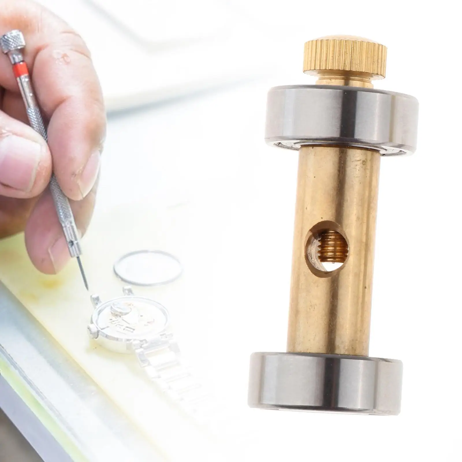 Watch Repair Tool,Screwdriver Sharpening Holder Parts Accessories,Lightweight Easy to Use Watchmaker Tool Wristwatch Repair