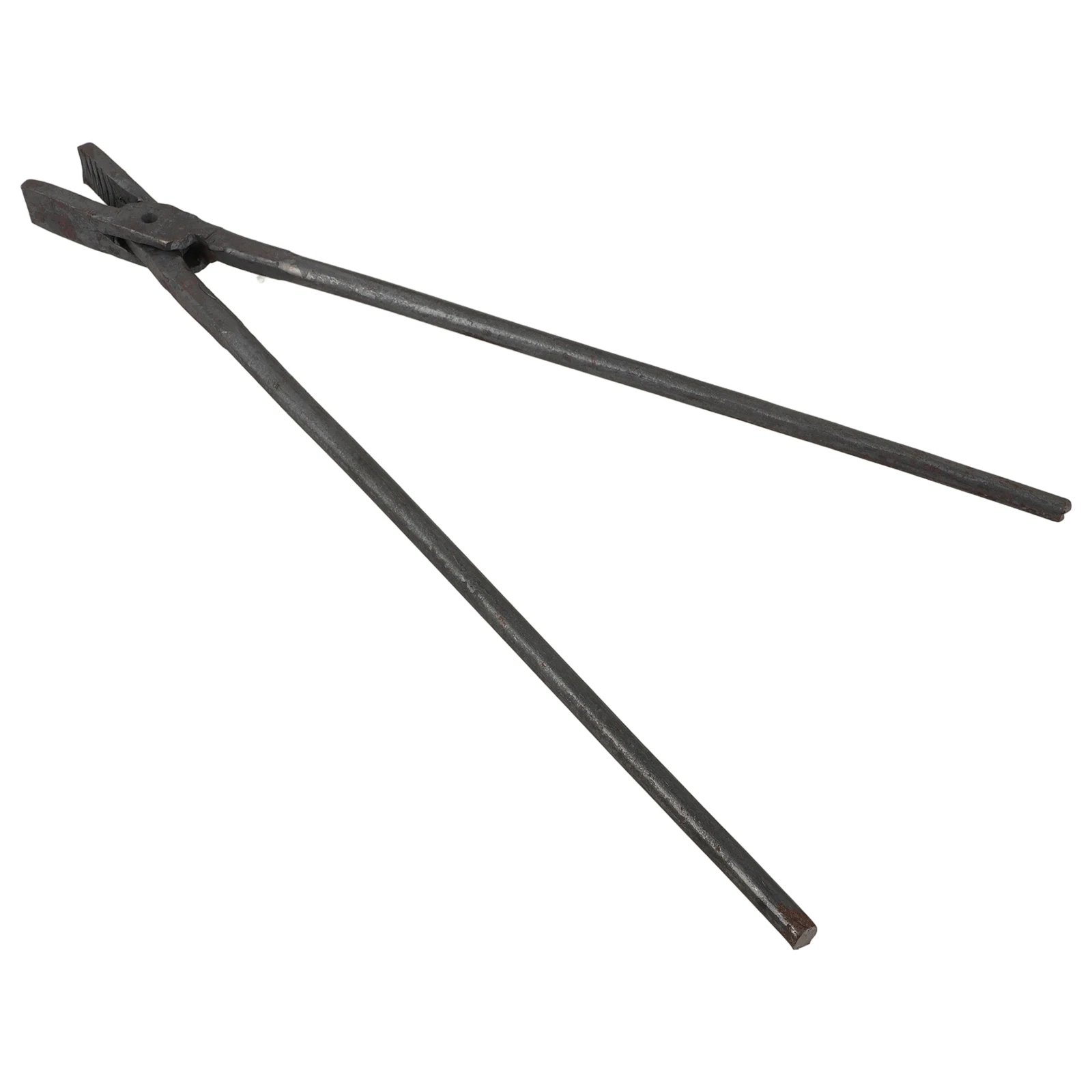 Forged Tongs 40cm Long Handle High Carbon Steel Garbage Clip Firewood Charcoal Tool Litter Picker Home BBQ Camping Outdoor