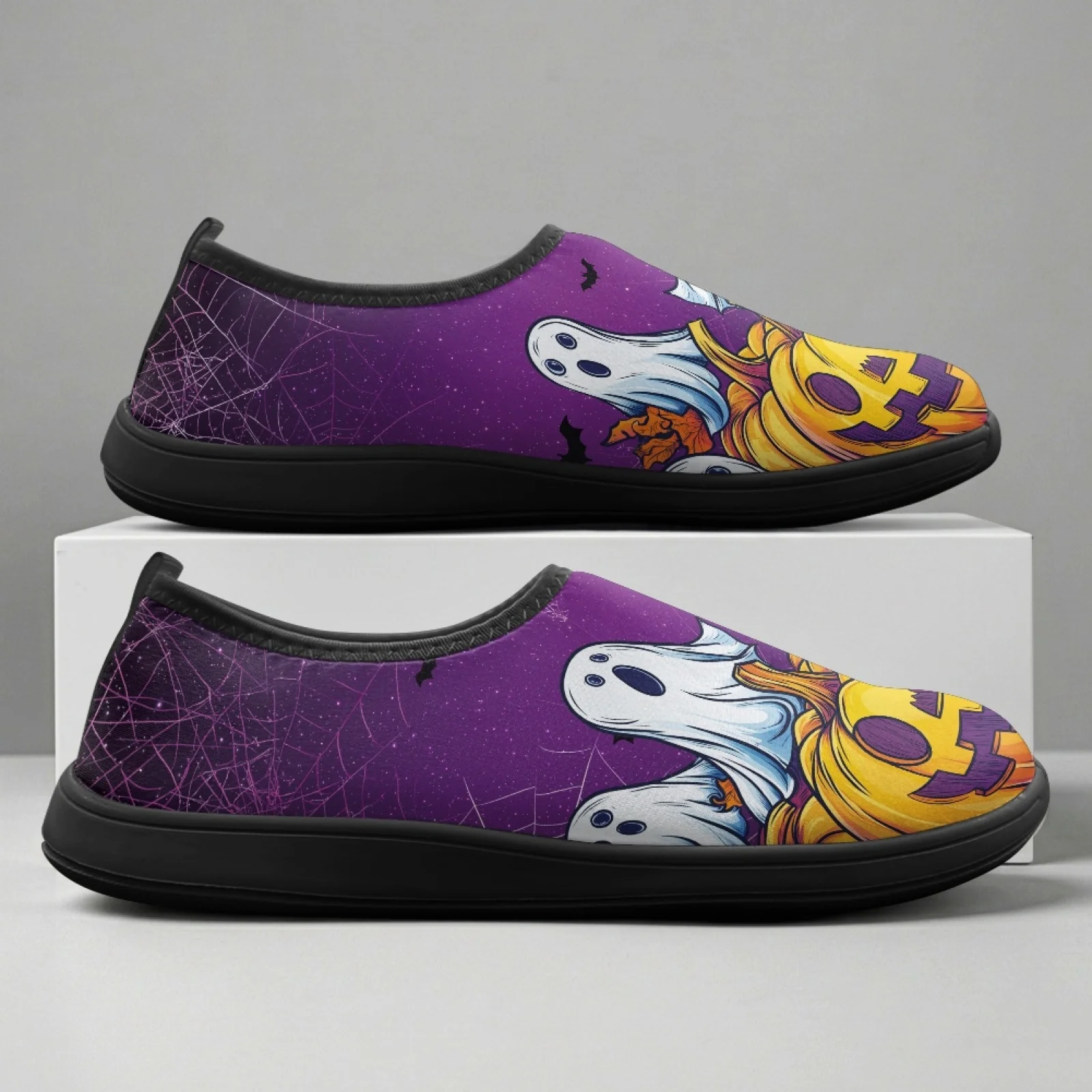 PENSTROLL Ghost Pumpkin Night Cushioned Sneakers Athletic Sneakers for Casual Breathable Zero Drop Sneakers Fashion 2026