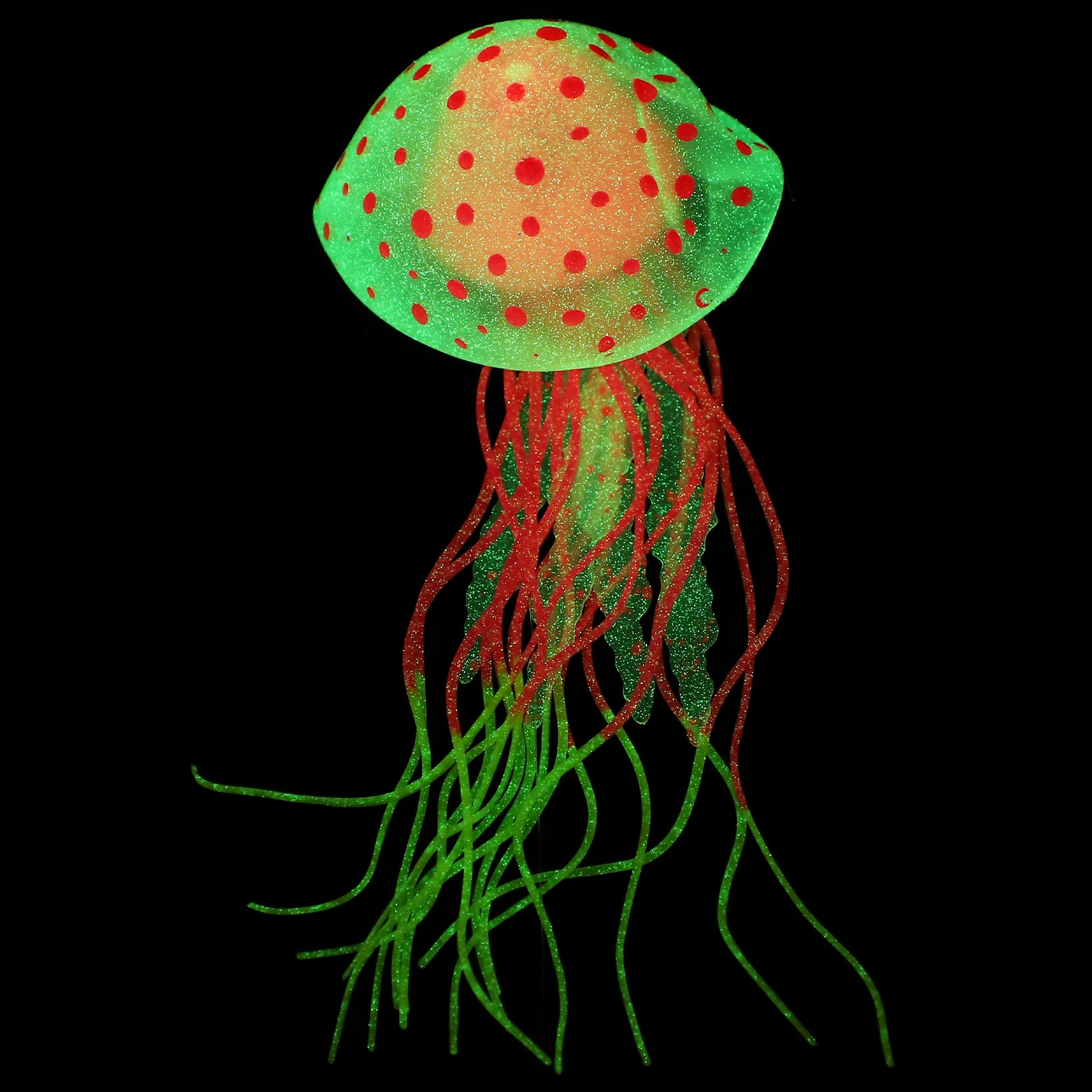 

Simulated Jellyfish Decorations Lifelike Aquarium Ornament Wear-resistant Silicone Glowing Fake Fish Tank Accessories Decorative
