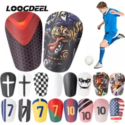 Loogdeel 1Pair Adult Children Soccer Shin Pad Football Training Leg Protective Board Anti Slip Sports Mini Shin Legging Supports